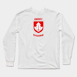 County Derry Ireland Crest Long Sleeve T-Shirt